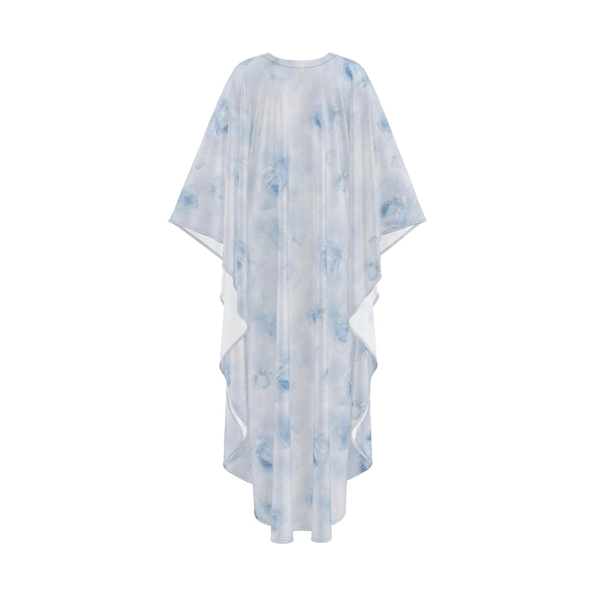 Blue Rose Silk Kaftan