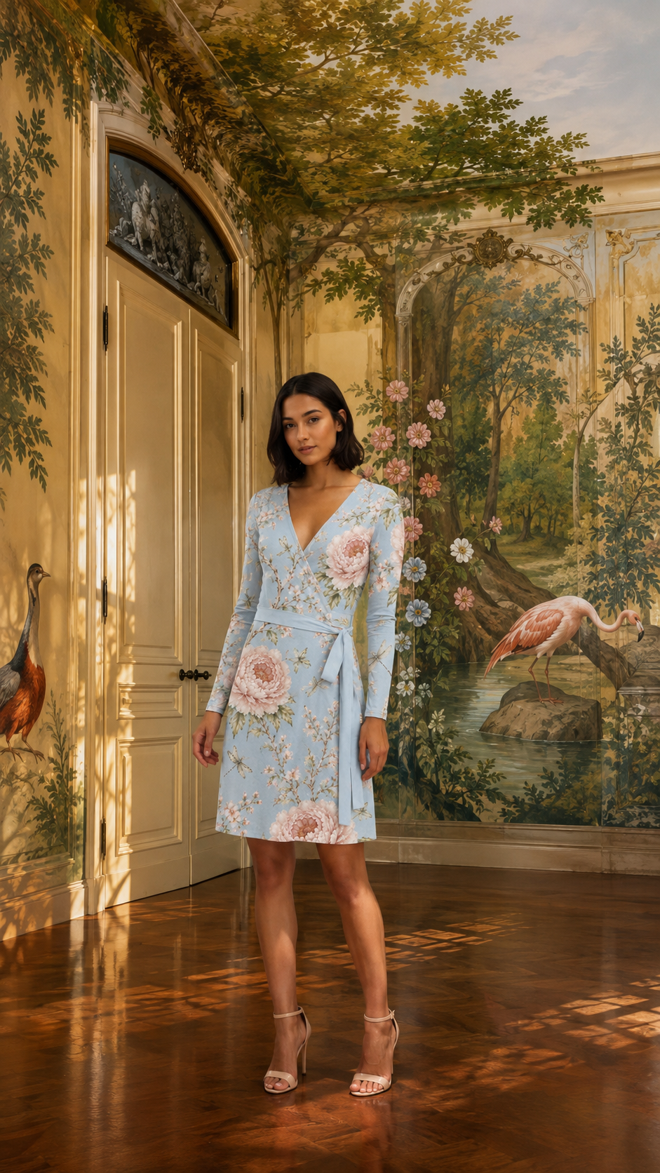 Dragonfly Wrap Dress