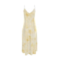 Yellow Rose Silk Maxi Slip Dress