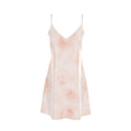 Peach Rose Silk Midi Slip Dress