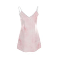 Pink Rose Silk Mini Slip Dress