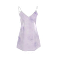 Lavender Rose Silk Mini Slip Dress