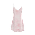 Pink Rose Silk Midi Slip Dress