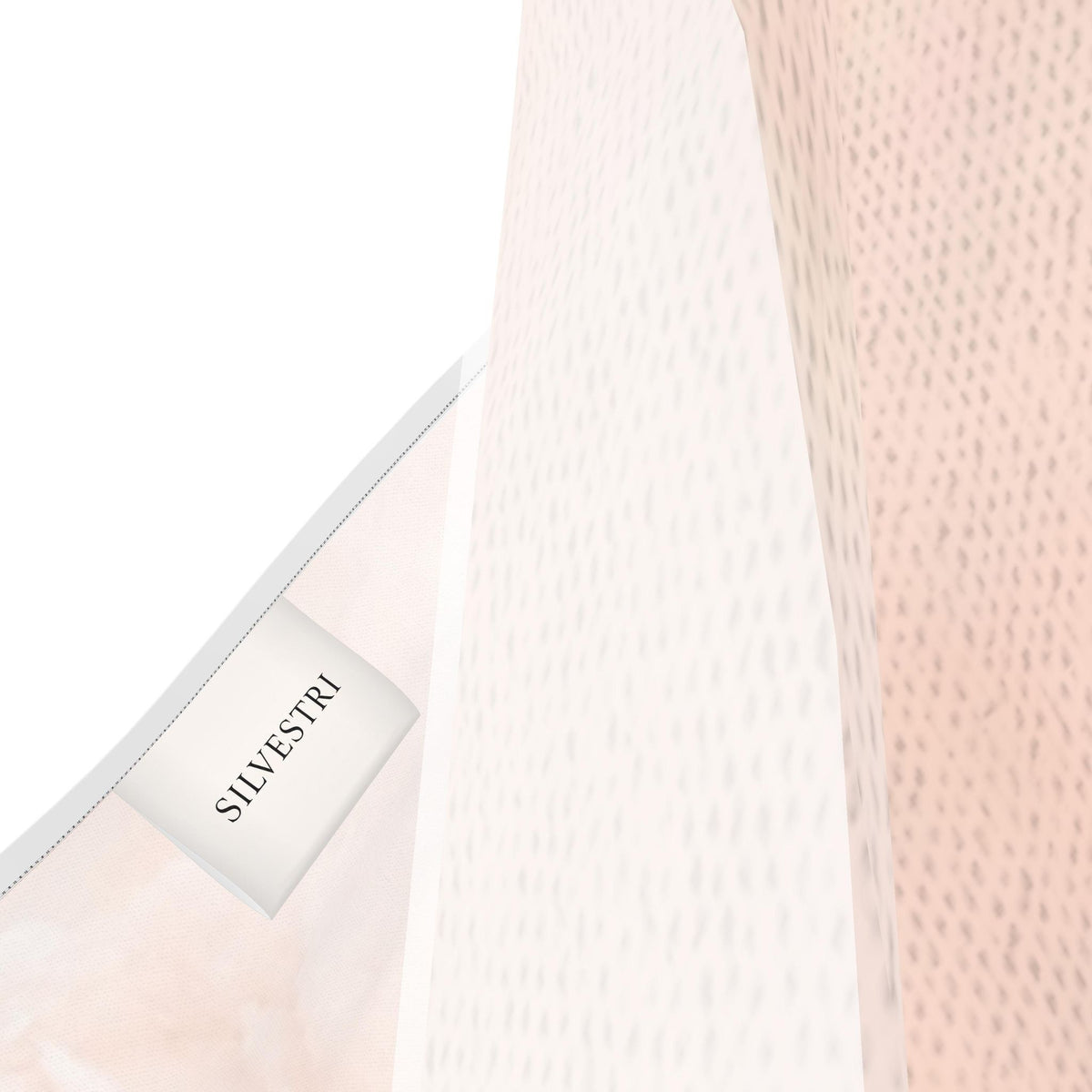 Peach Rose Silk Halter Backless Dress