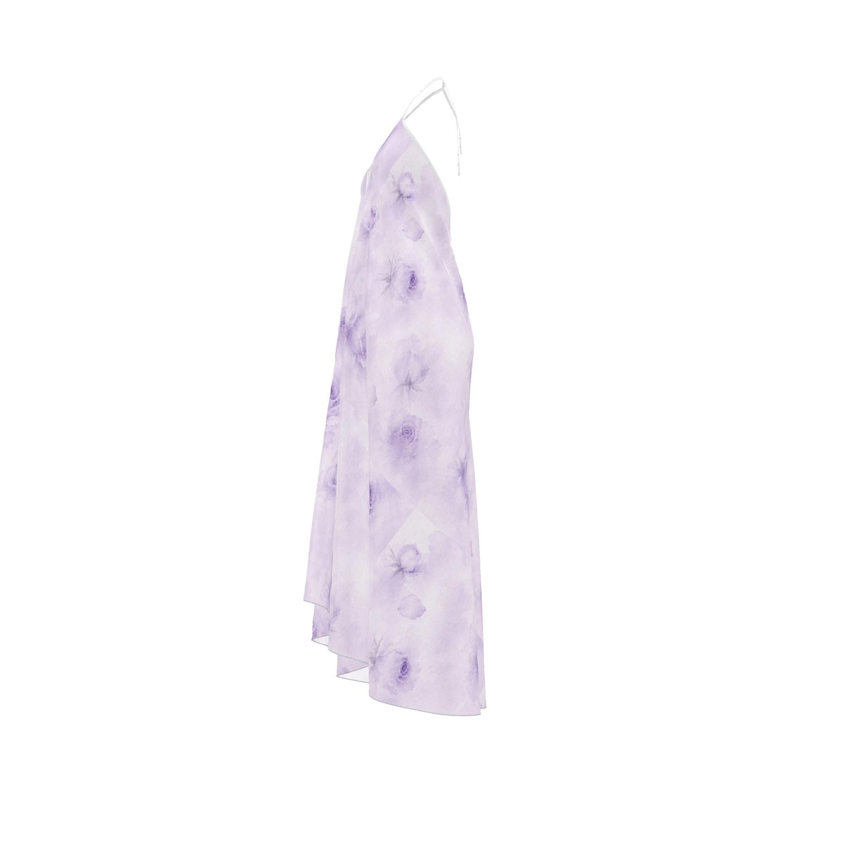 Lavender Rose Halterneck backless dress