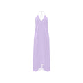 Lavender Halterneck backless dress