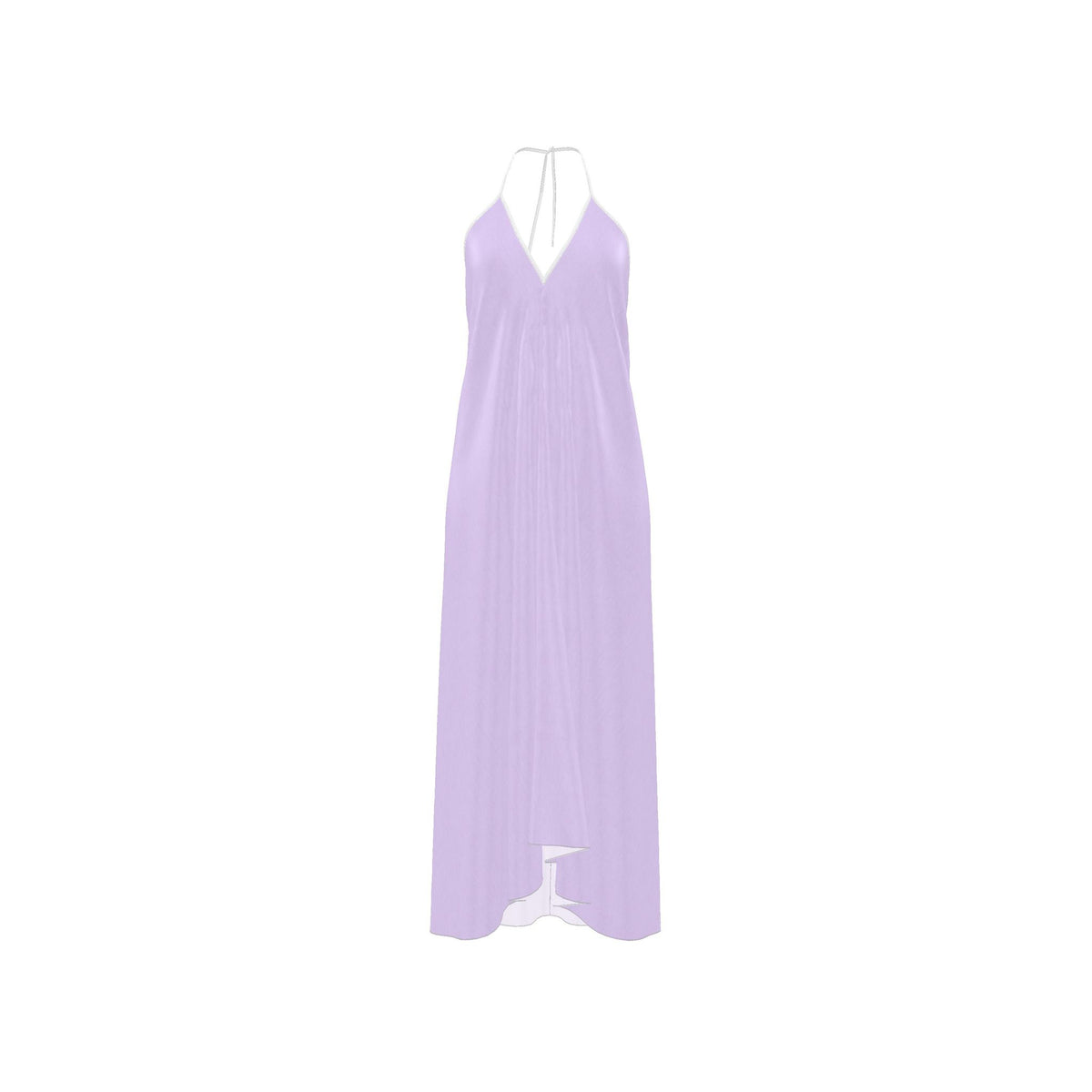 Lavender Halterneck backless dress