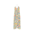Wildflower Silk Halter Backless Dress