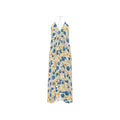 Cornflower & Cream Halter Backless dress