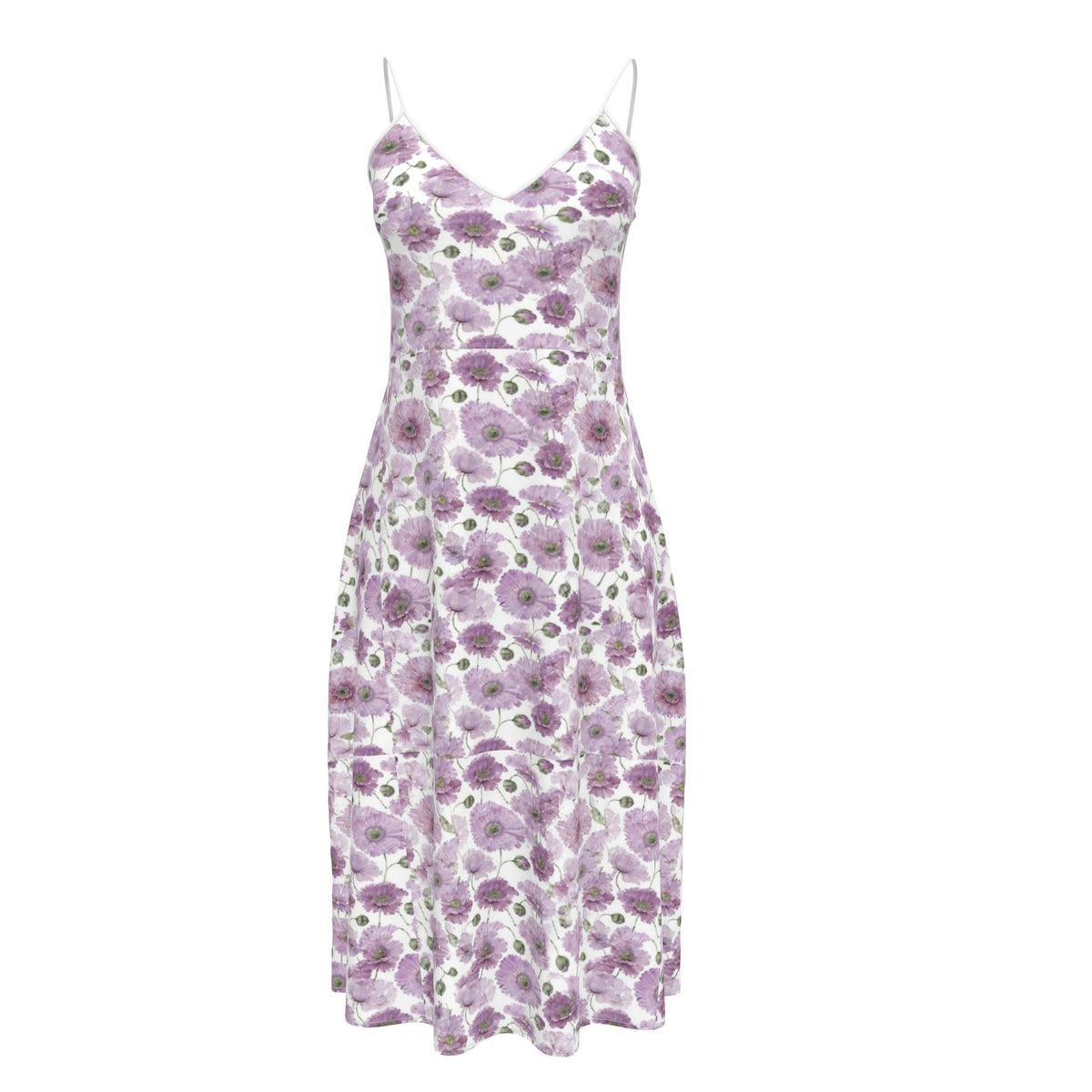 Lavender Garden Midi Dress