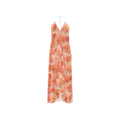 Sunrise Poppy Silk Halter  Dress