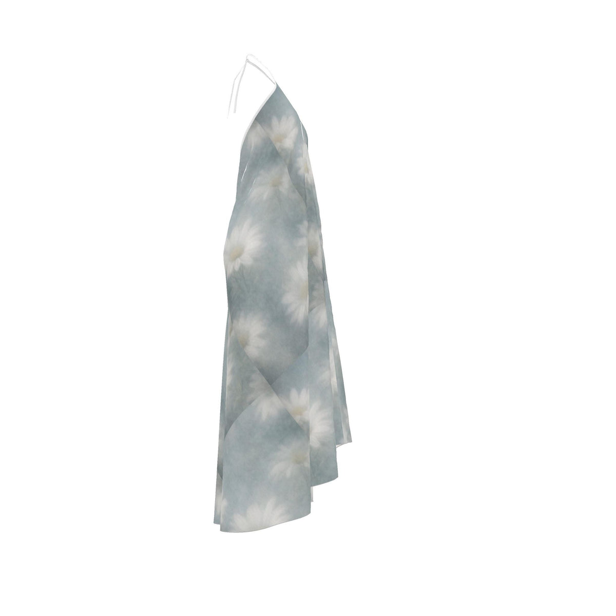 Hazy Daisy Silk Halter Dress