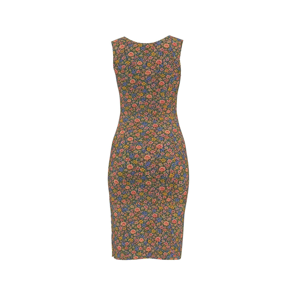 Midnight Garden Bodycon Dress