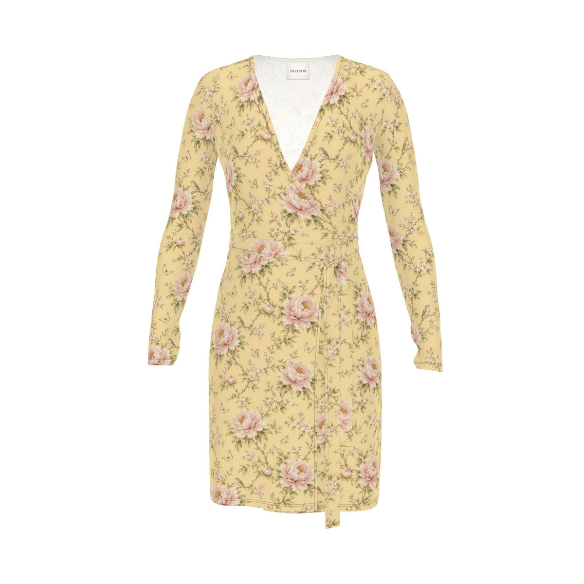 Butterfly Wrap Dress
