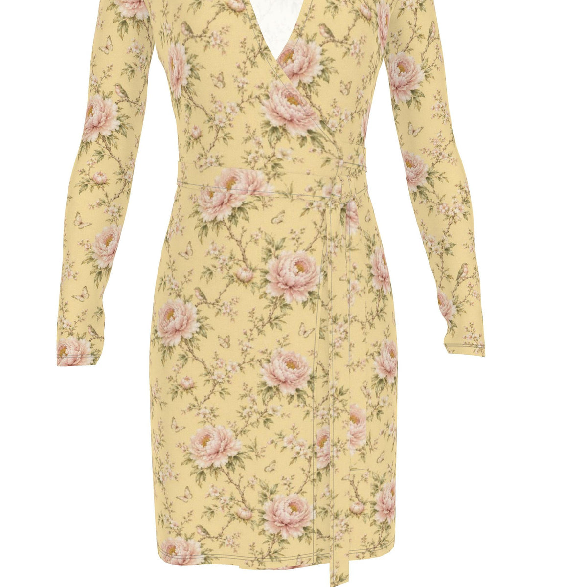 Butterfly Wrap Dress
