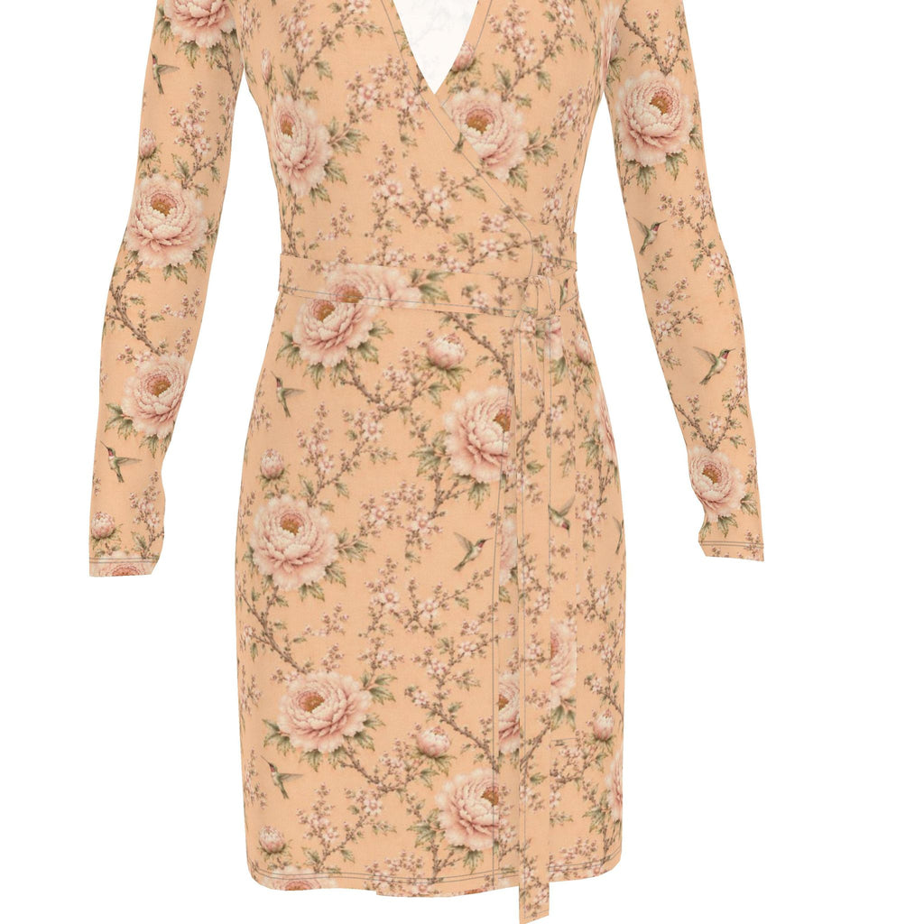 Hummingbird Wrap Dress