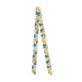 Butter and Blue Poppy Silk Hair Scarf