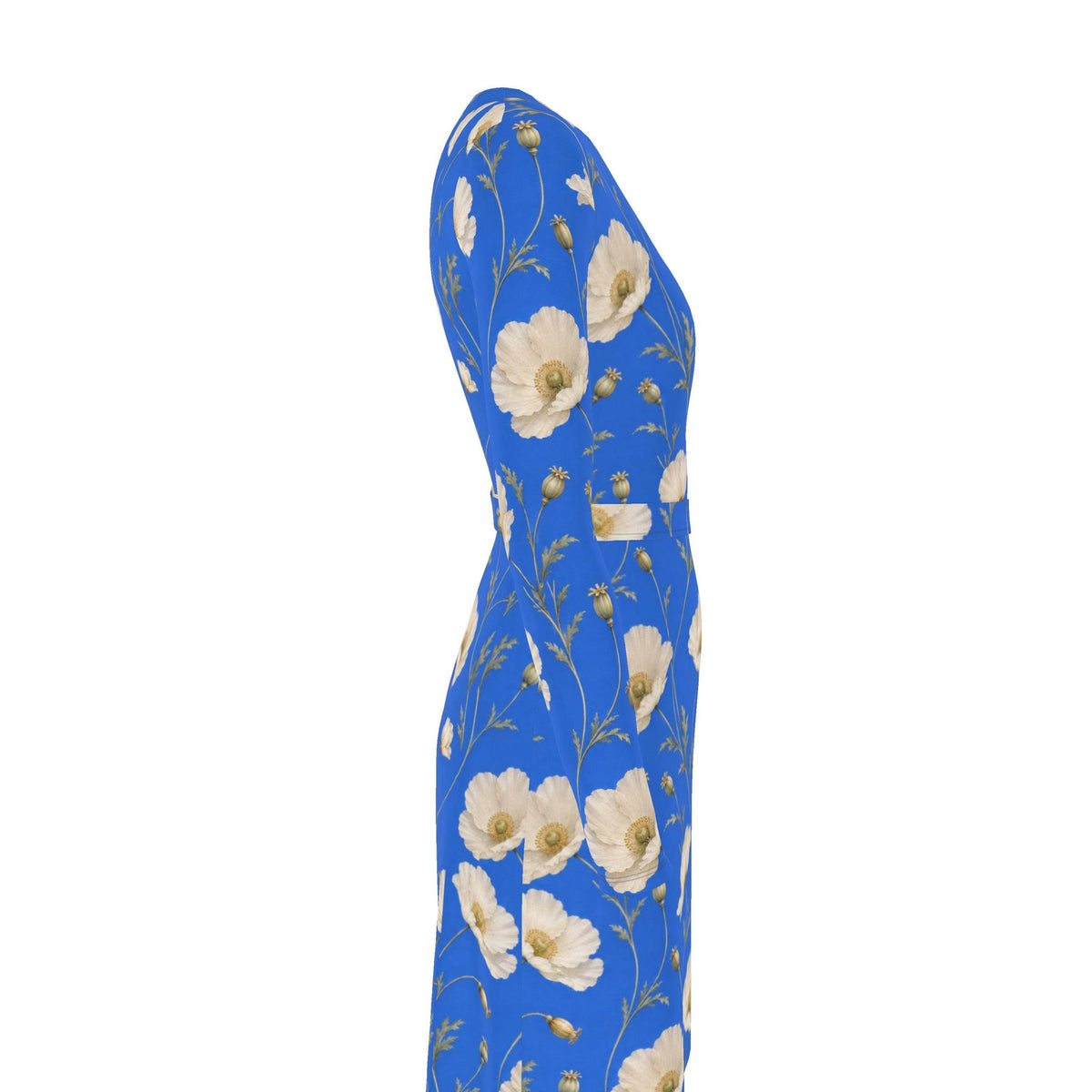 Poppy Riviera Blue Wrap Dress