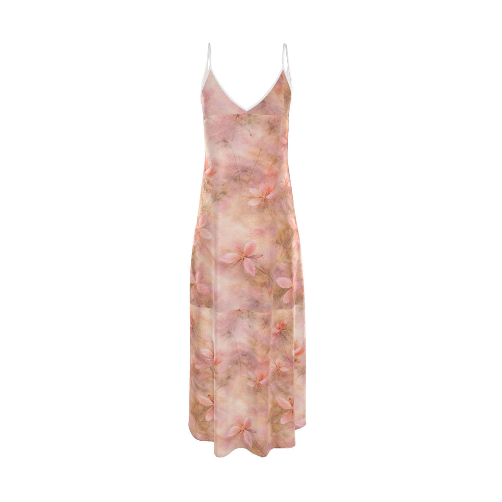Blush Silk Slip Dress