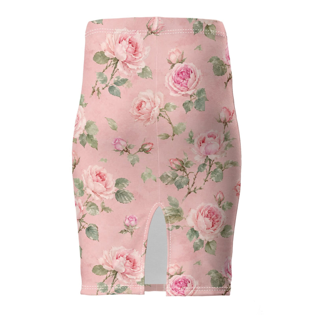 Blush Rose Pencil Skirt