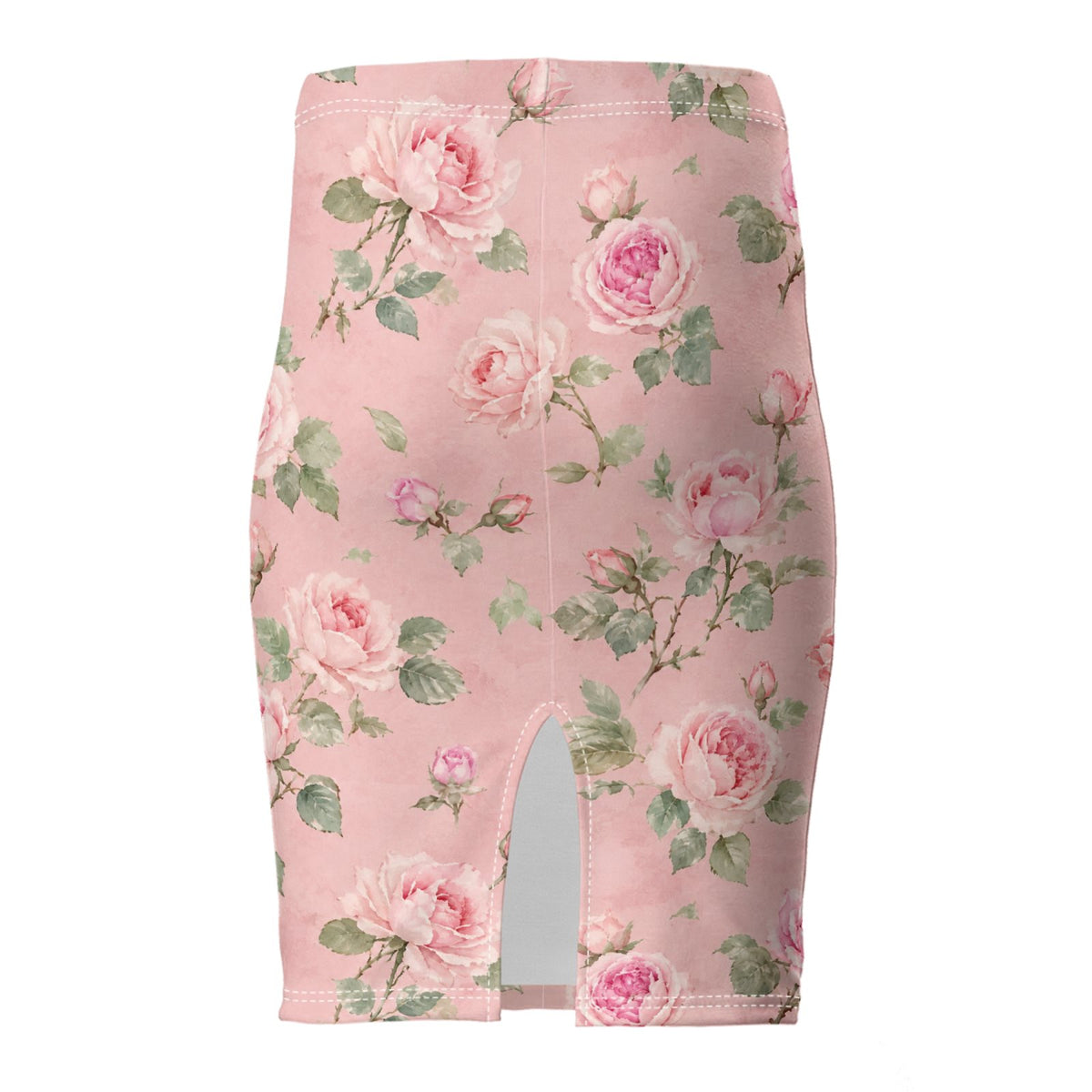 Blush Rose Pencil Skirt