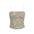 Sage Rose Strappy Top