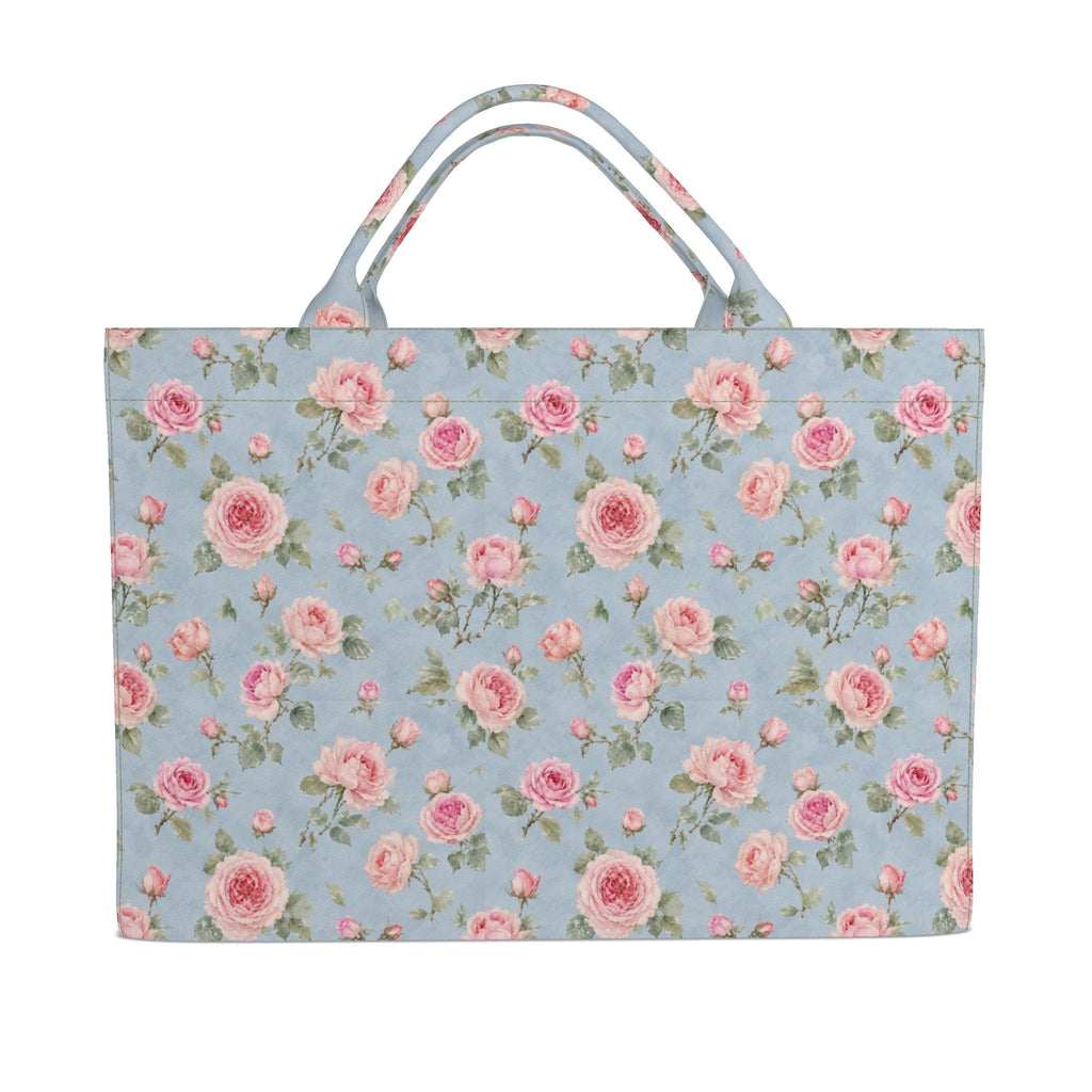 Powder Blue Rose Tote