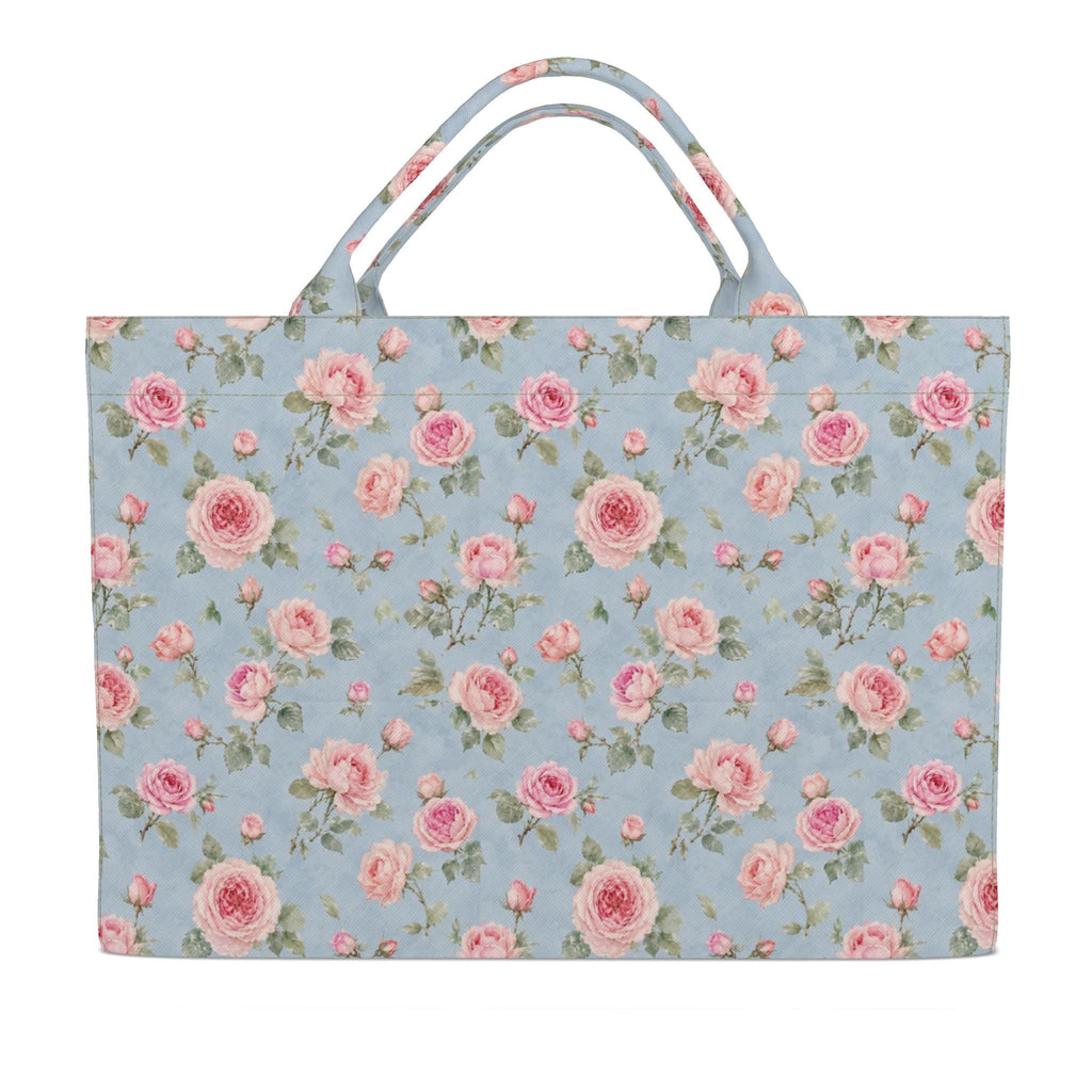 Powder Blue Rose Tote