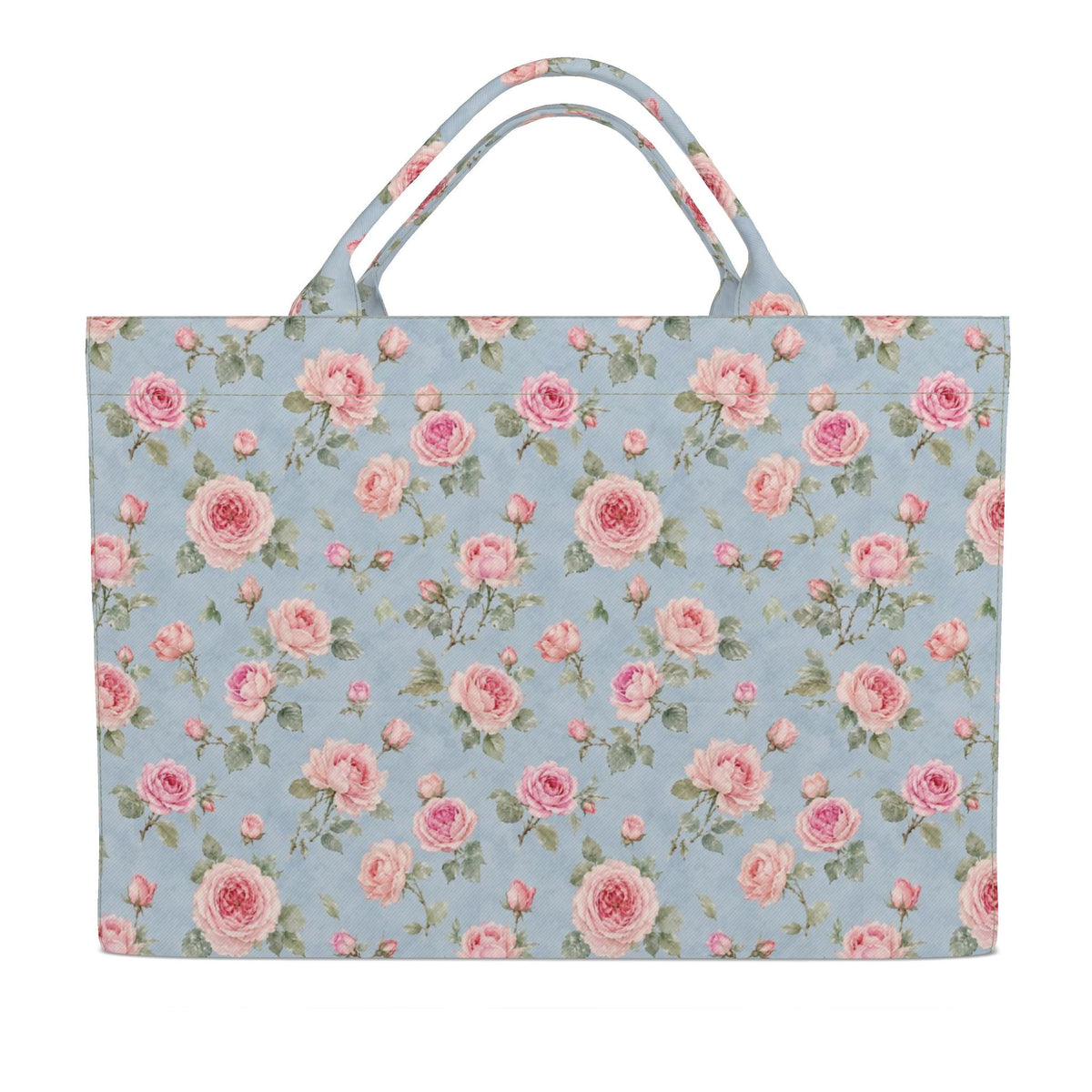 Powder Blue Rose Tote