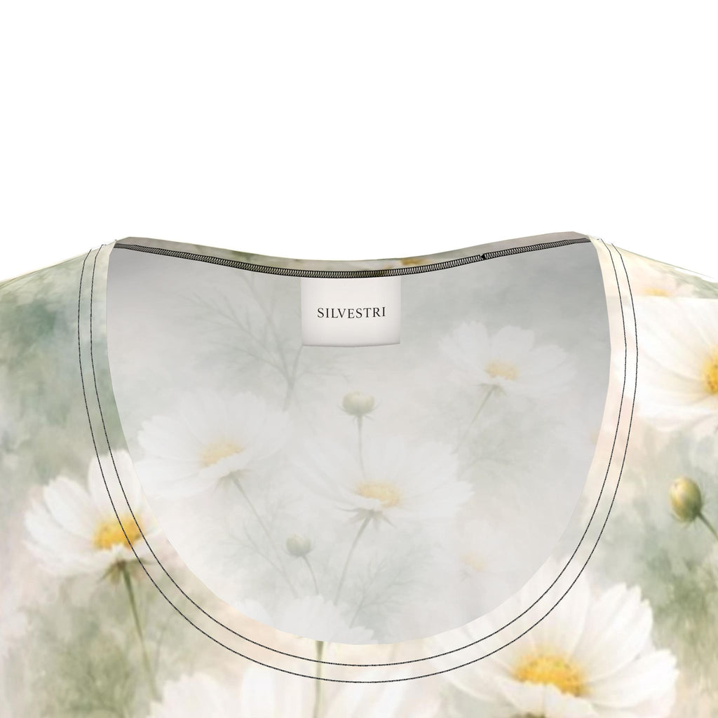 Ivory Floral Jersey Dress