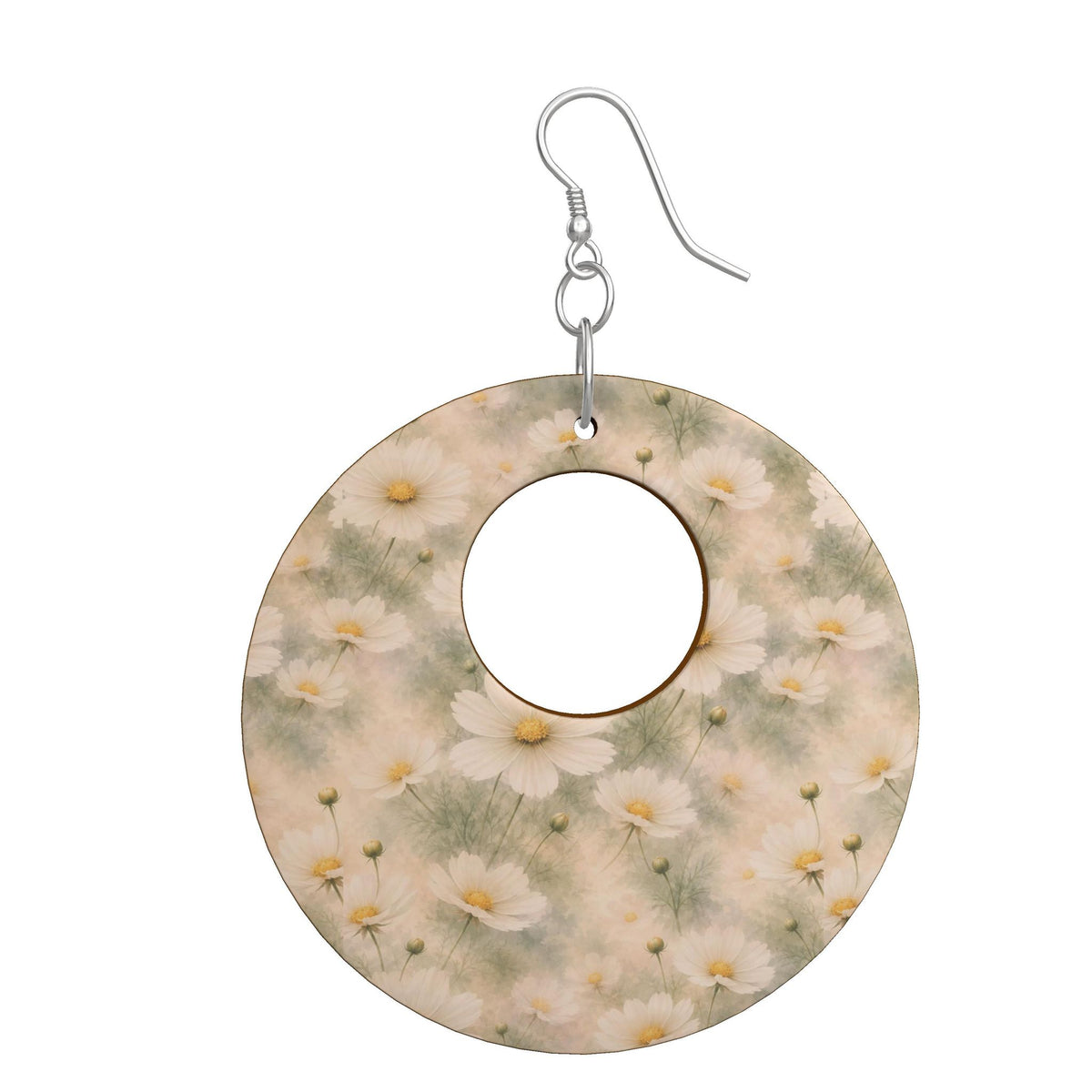Ivory Earrings- Organic Shape