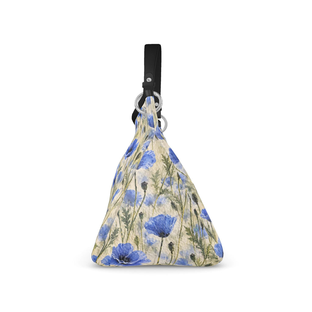 Blue Garden Floral Slouch Bag