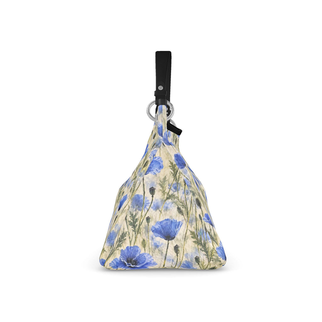 Blue Garden Floral Slouch Bag