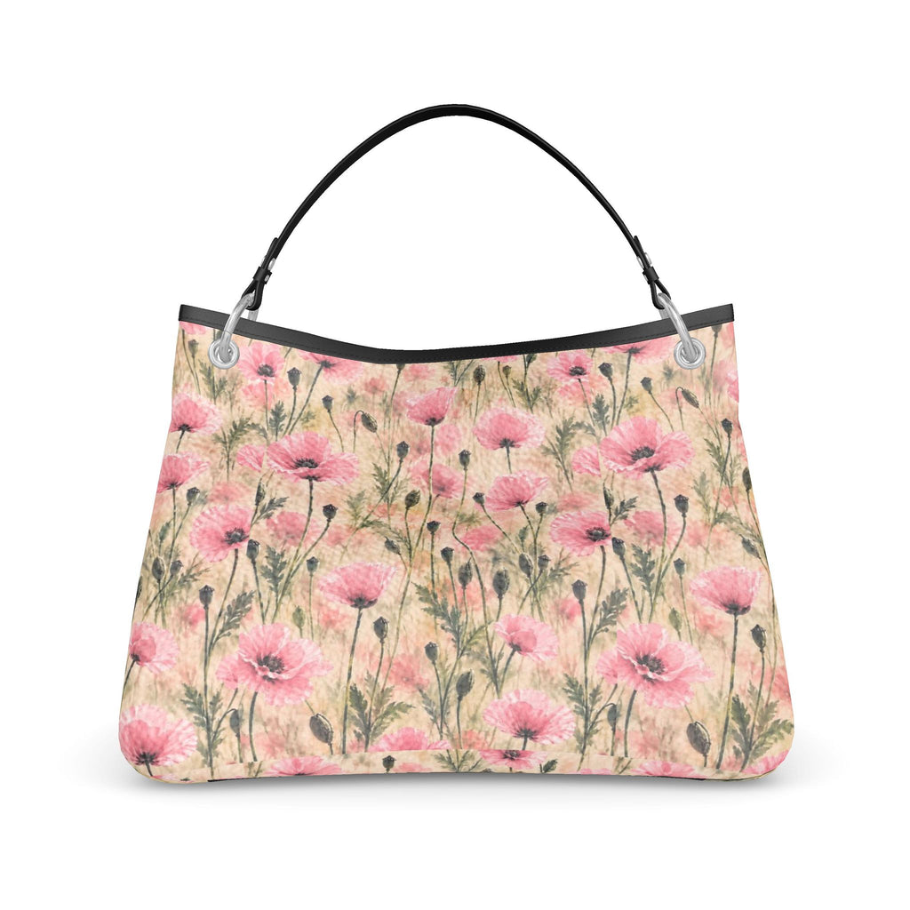 Pink Garden Slouch Bag