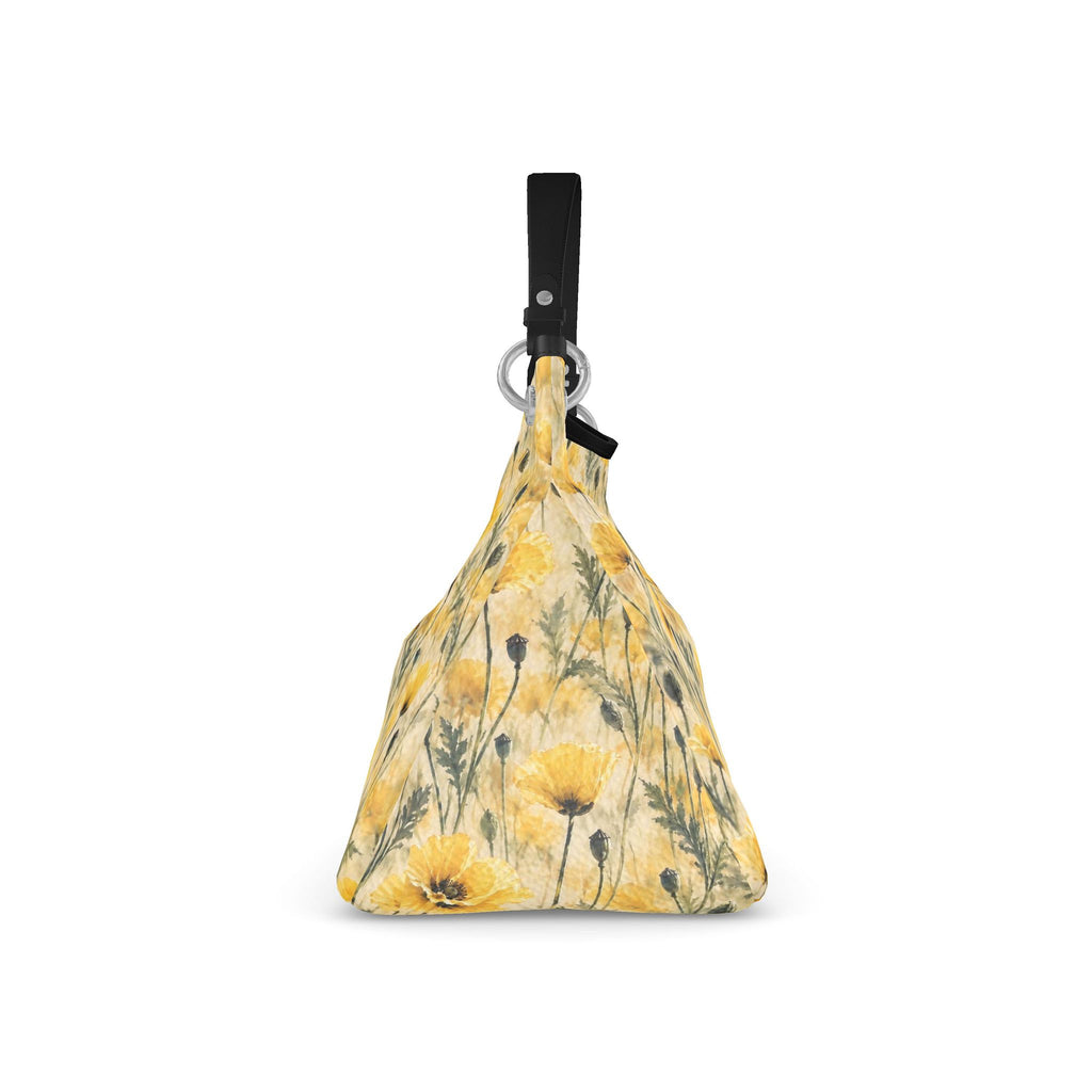 Yellow Garden Floral Slouch Bag