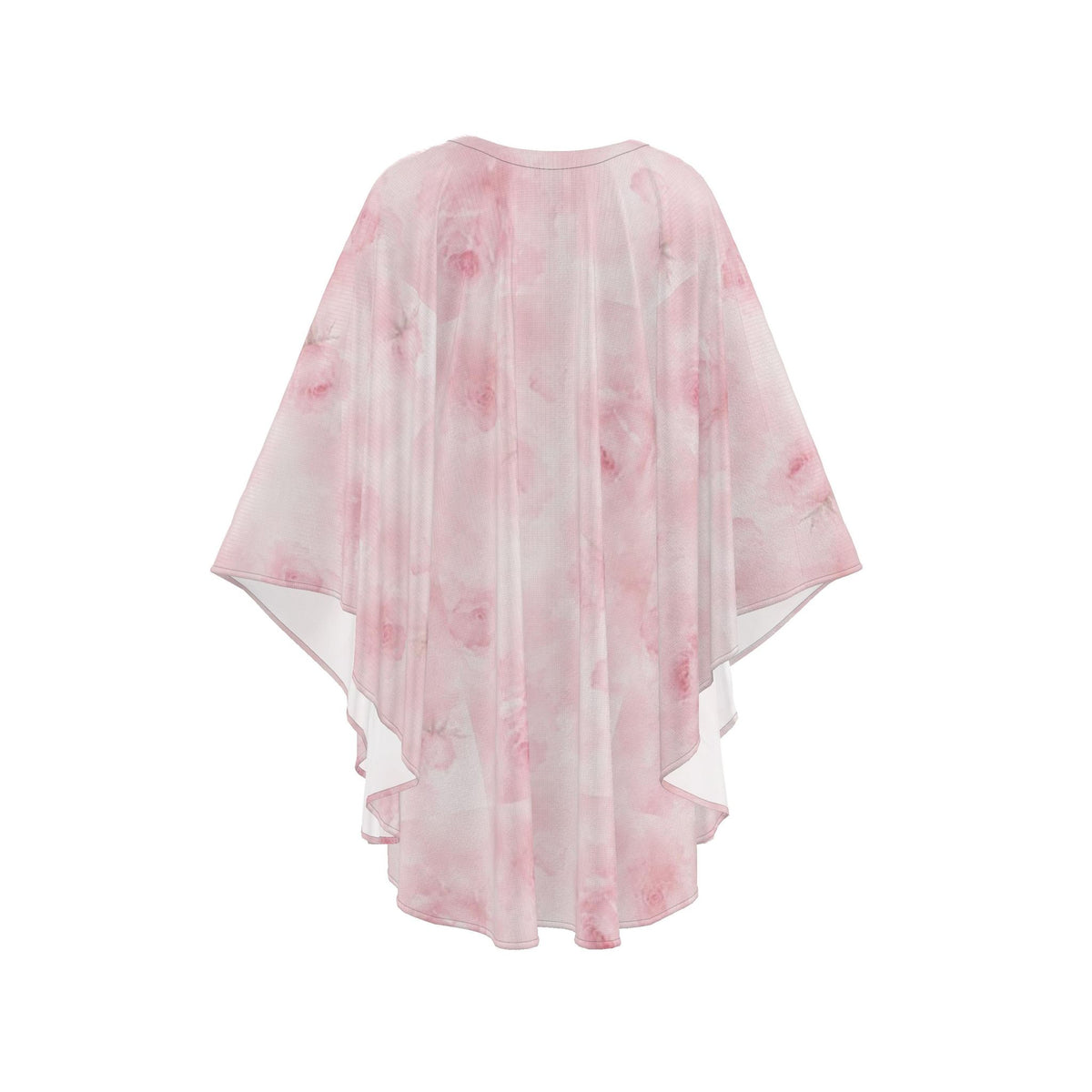 Pink Rose Silk Petite Kaftan