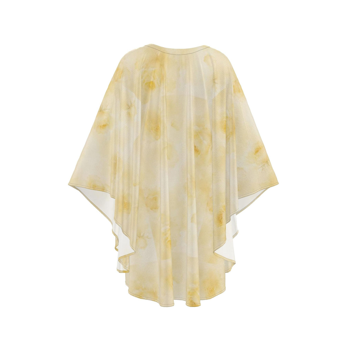 Yellow Rose Silk Petite Kaftan