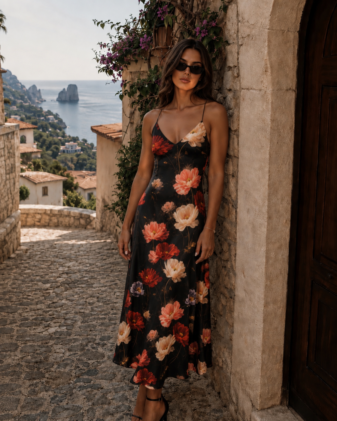 Valentina Silk Maxi Slip Dress